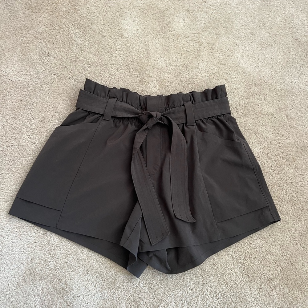Athleta Women's Dark Gray High Waist Shorts